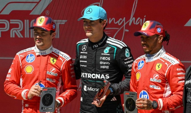 kaiyun正规平台-F1上海站冲刺赛：拉塞尔夺冠，法拉利车队位居二三